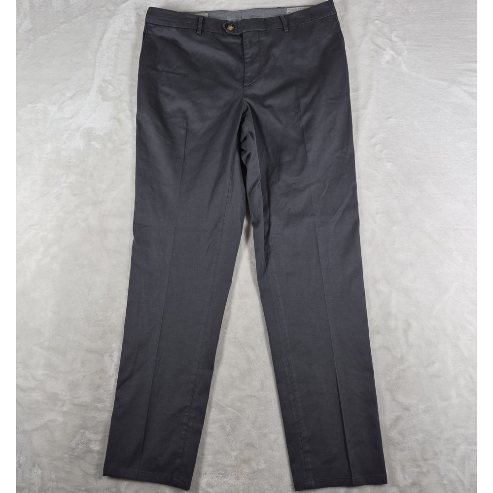 Brunello Cucinelli Pants Men's EU 56 Gray 33" Inseam Italian Fit Chino Italy